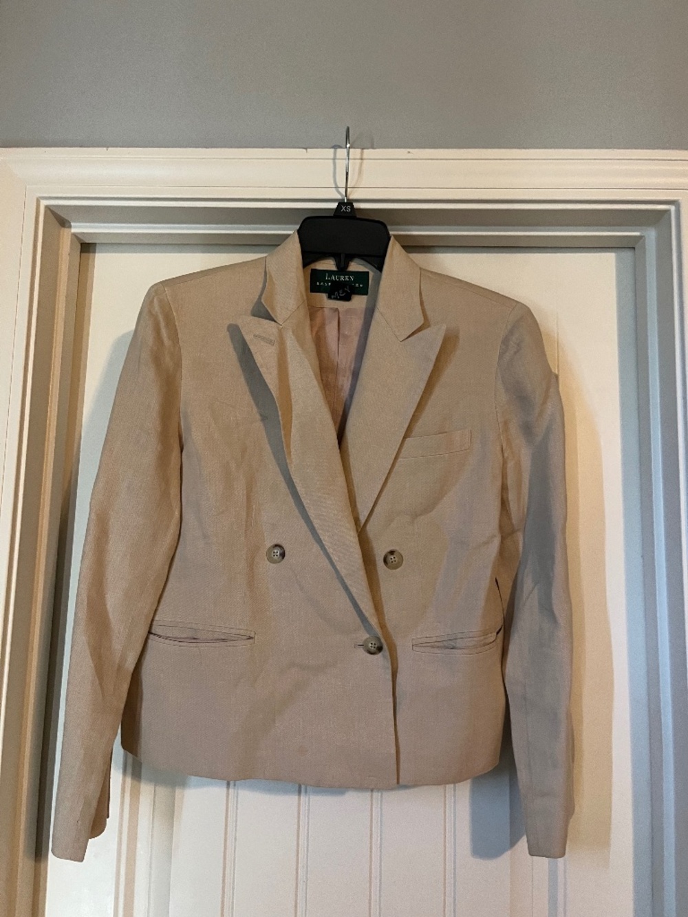 100% linen blazer